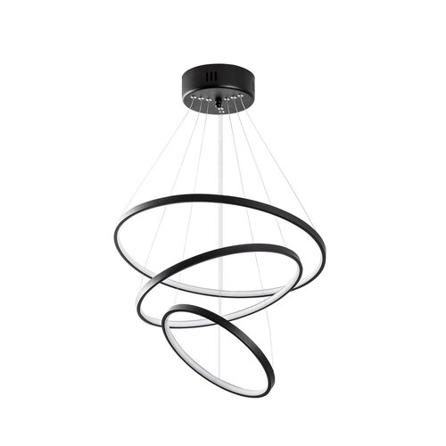 Závesný LED lustr Simit - 13697, čierna