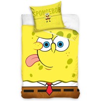 Dětské povlečení Sponge Bob Emoji, 140 x 200, 70 x 90 cm