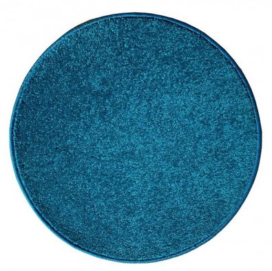 Kusový koberec Eton Lux tyrkysová, priemer 110 cm
