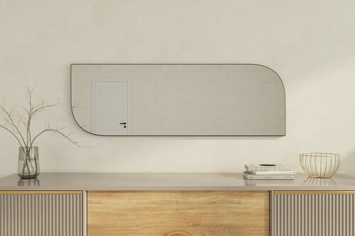 Zrcadlo Arni Black 40 x 120 cm