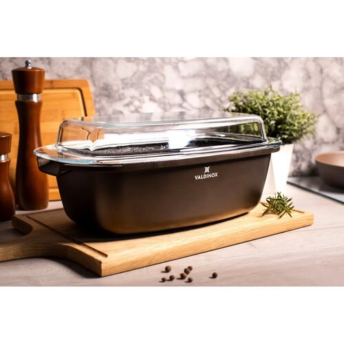 Valdinox Aurum Миска для запікання з кришкою, 32 x 21 см