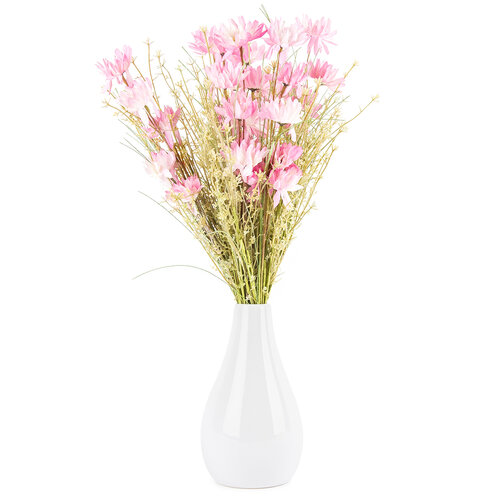 Flori de câmp artificiale 50 cm, roz