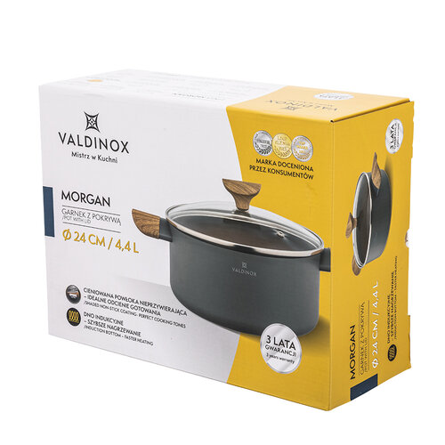 Valdinox Topf mit Deckel Morgan 24 cm, 4,4 l