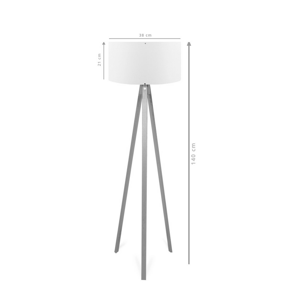 Stojacia lampa AYD - 2222 Black