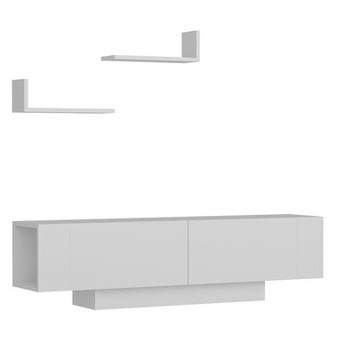 TV-Lowboard Ekol White