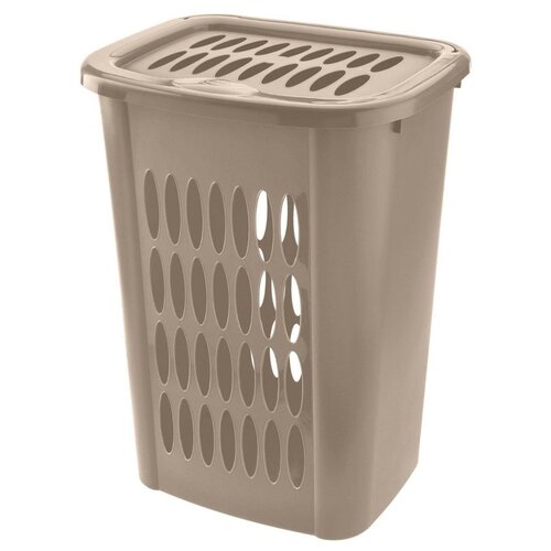 Tontarelli Coș pentru rufe murdare COVER LINE 53l, maro