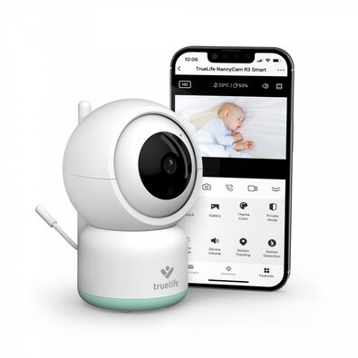 TrueLife NannyCam R3 intelligens bébiőralkalmazással