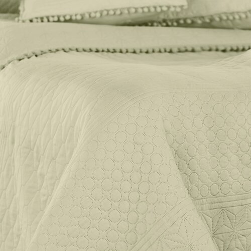 Restilo Tagesdecke Meadore Beige, 220 x 240 cm