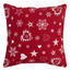 Vianočná obliečka na vankúšik červená, 40 x 40 cm