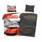 Lenjerie de pat din bumbac Fast and Furious, efect luminos, 140 x 200 cm, 70 x 90 cm + cadou gratuit