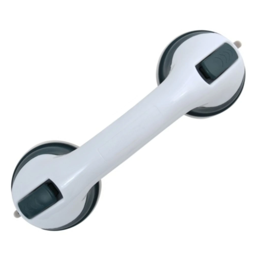 Spirella Uchwyt do łazienki z przyssawkami SAFE, biały, 29 cm