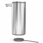 Simplehuman Bezdotykový dávkovač mýdla + podložka na houbičku, nerez