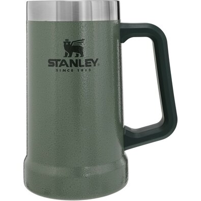 Stanley Korbel do piwa Big Grip Beer Stein 700 ml Hammertone Green