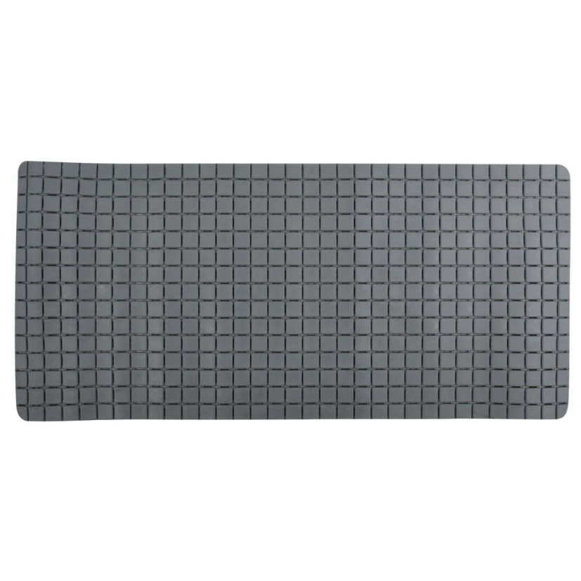 Spirella Protišmyková podložka do vane QUADROPremium, sivá, 36 x 76 cm
