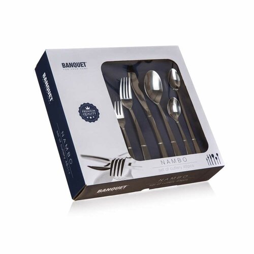 Banquet Edelstahl-Besteck NAMBO, 48 Teile
