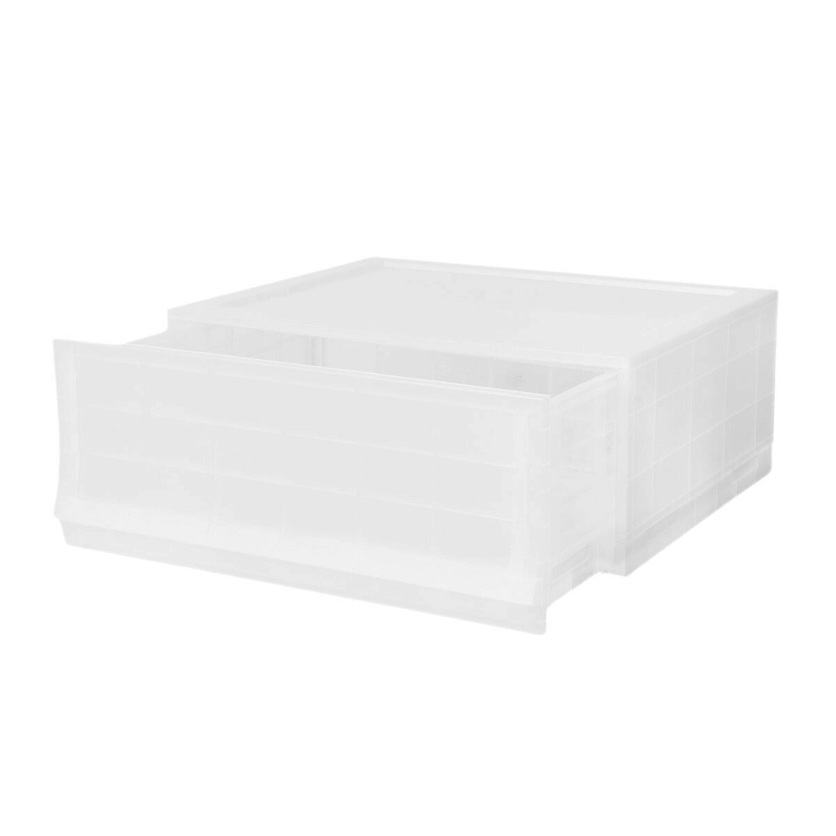 Modułowy pojemnik Wave Mist bez kółek 54,6 x 43,4x 22 cm, szeroki - 1 szuflada
