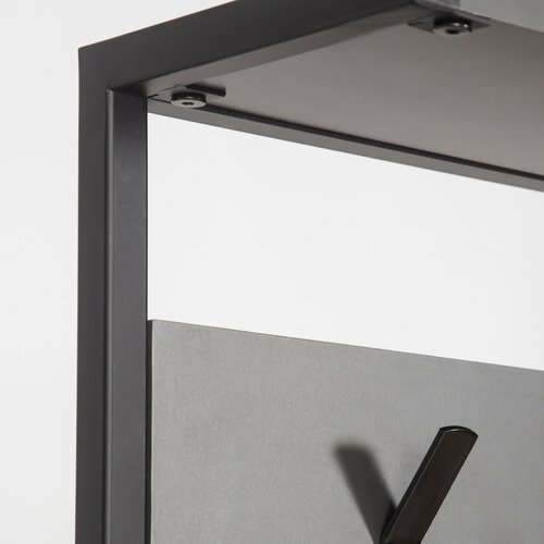 Věšák s botníkem Nomad Anthracite and Black