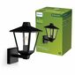 Philips Kinno kinkiet zewnętrzny z górnym światłem czarny, E27, maks. 1x25 W