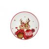 Ceramiczny talerz do serwowania Wesoły renifer, 20 cm