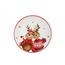 Ceramiczny talerz do serwowania Wesoły renifer, 20 cm