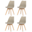 Set de scaune de sufragerie CT-X7055 CAP, 4 buc