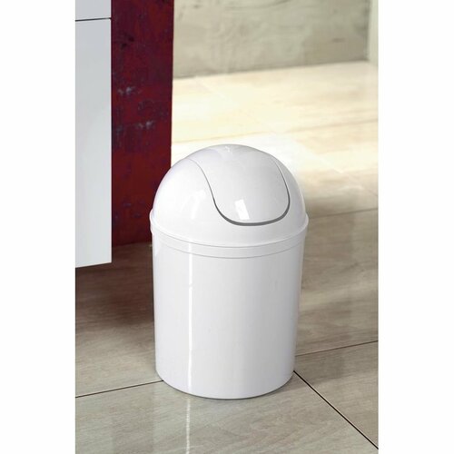 AQUALINE 20309 Odklopni koš za smeti 5 l, bel