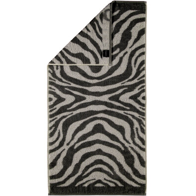 Cawö Frottier ručník Zebra černá, 50 x 100 cm