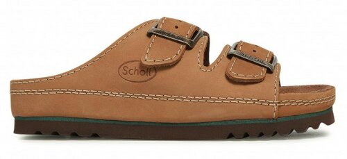 Scholl AIR BAG - zdravotné pantofle PROFESIONAL veľ. 38, hnedá