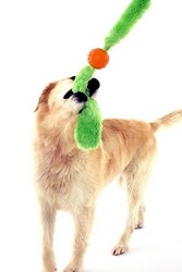 Přetahovací hračka pro psy - ocásek REBEL DOG, zelená
