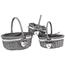 Komplet pletenih košar Amber, 3 kos