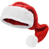 Vianočná plyšová čiapka, 70 cm