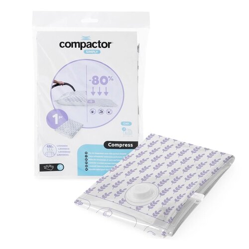 Compactor Sac de depozitare sub vid Compress LLavandă 100 l, 70 x 100 cm
