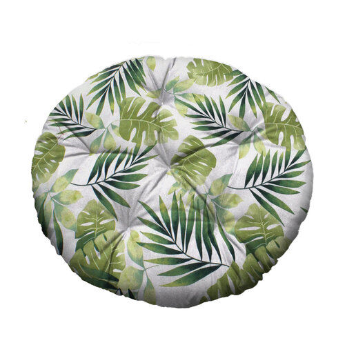 Obrázok Domarex Sedák XXL Green leaves, priemer 65 cm