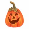 Dekoracja jesienna LED Migająca dynia z twarzą, 21 x 21 x 29 cm, ceramika