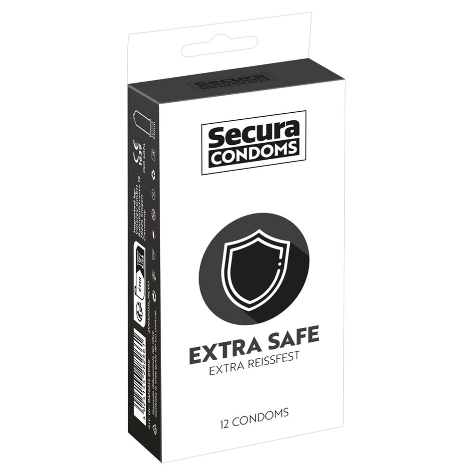Kondomy Secura Extra Safe, 12 ks