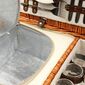 Picknickkorb für 4 Personen Braun, 54 x 34 x 20 cmbraun  ,