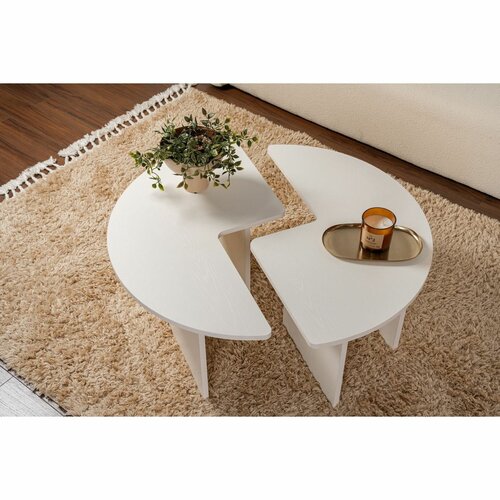 Couchtisch Moira Wood White