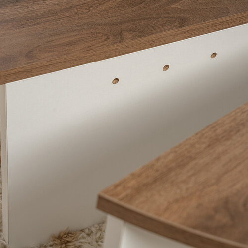 Couchtisch Orion Walnut White