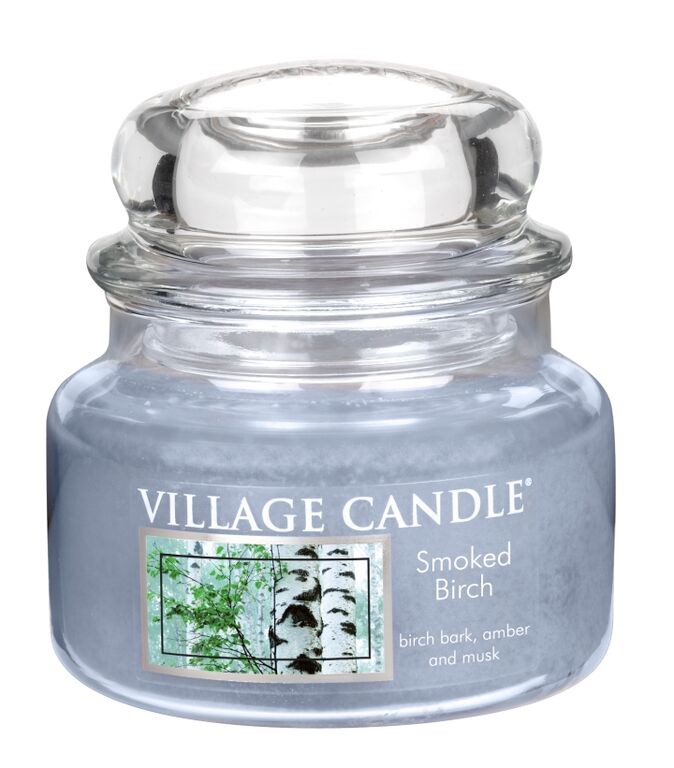 Village Candle Vonná svíčka ve skle, Bříza - Smoked birch, 269 g, 269 g
