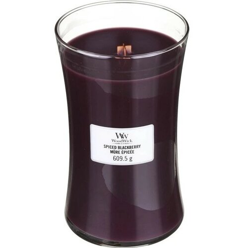 WoodWick Ароматична свічка у великій вазі SpicedBlackberry, 609 г