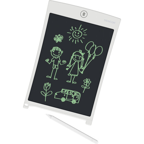 Sencor SXP 020 WH dětský digitální LCD tablet a zápisník