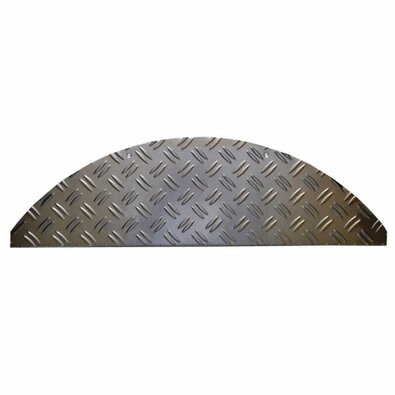 Stopnica za stopnice Steel silver, 17,5 x 60 cm