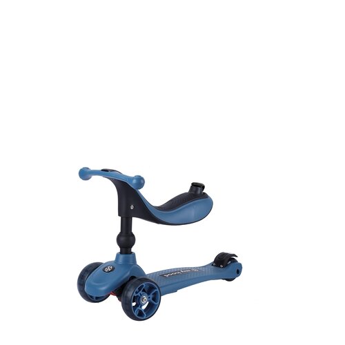 My Hood 505142 wielofunkcyjny rower dziecięcy Kick'n' Ride, niebieski