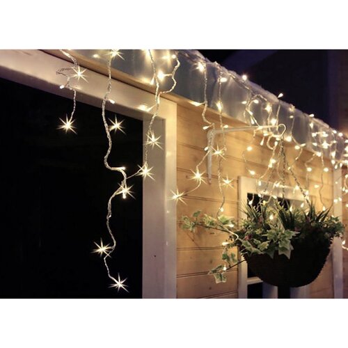 Ghirlandă LED de Crăciun Solight 1V401-WW Țurțuri cu 360 de LED-uri, alb cald, 9 m