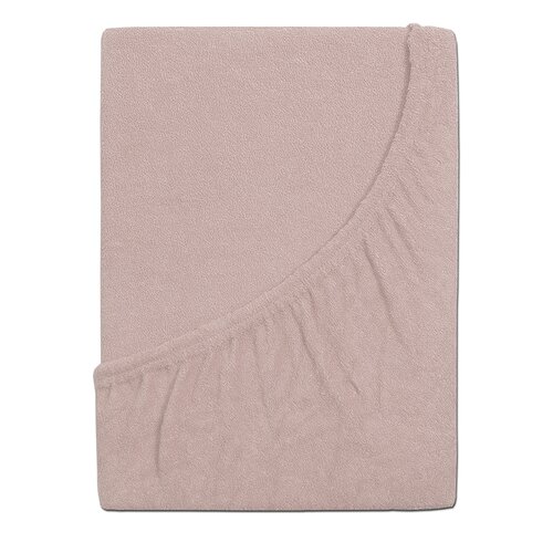 4Home Frottee-Bettlaken Ideal altrosa, 90 x 200 cm