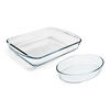 Pyrex Set steklenih pekačev 2 kos, 3,7 l + 2,2 l