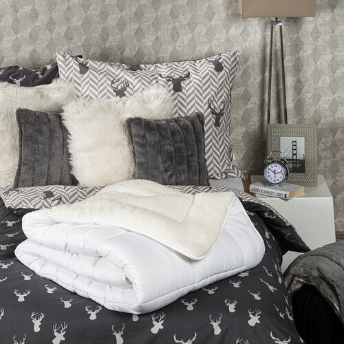 4Home Bettdecke Lammfelloptik Exclusive, 200 x 220 cm