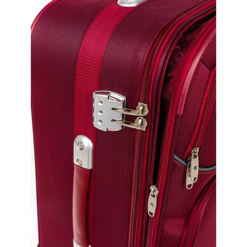 Pretty UP Travel Textilkoffer TEX24 M, rotrot,