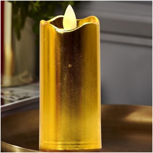 Domarex Zestaw świec dekoracyjnych LED, złoty, 3 szt.