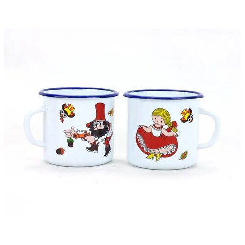Belis Emailirajen hrnček Večerníček, 8 cm, 0,35 l